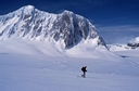 Skiing above Port Lockroy