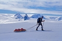 Skiing, King George Island